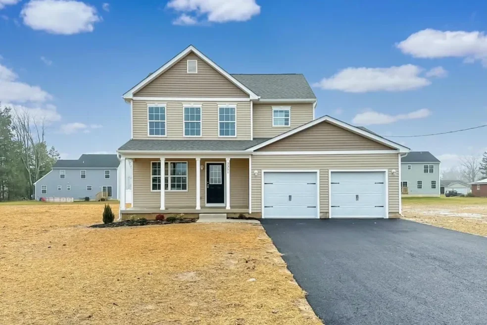 Chelsea model new construction home exterior