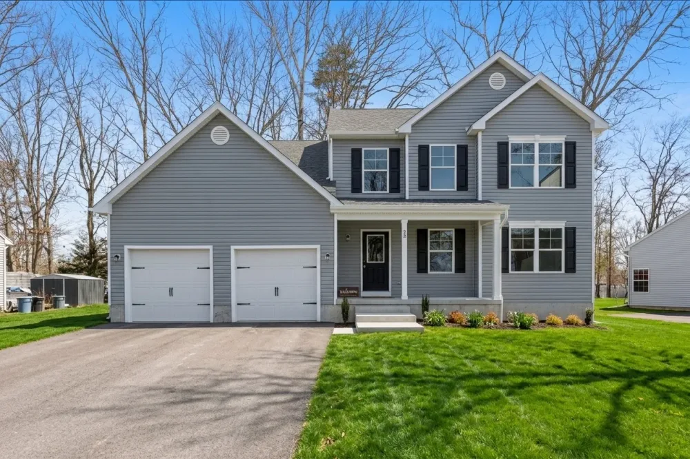 Lily model new construction home exterior